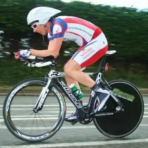 Mick Daniels, Somerset Road Club in Time Trial action