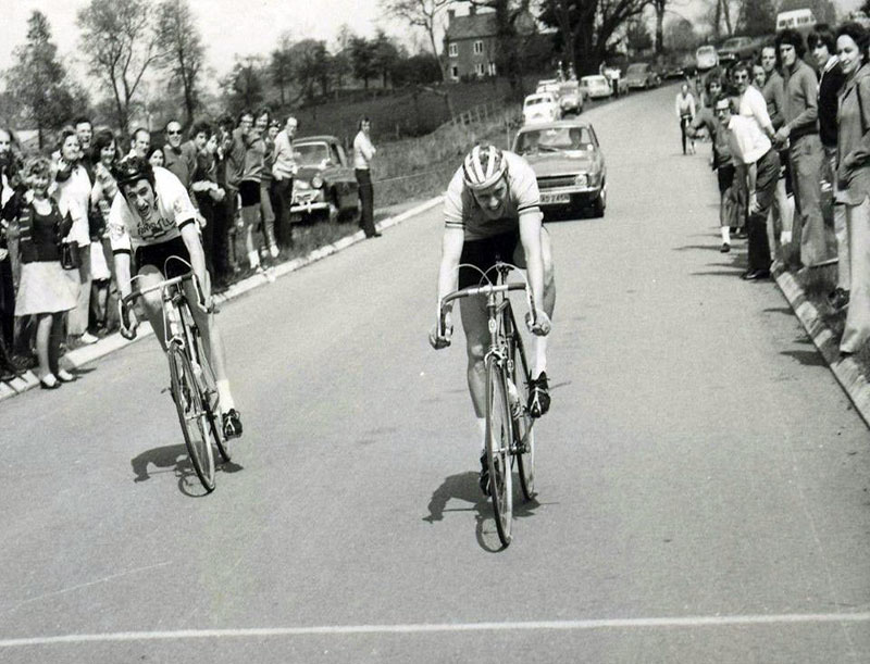 peter sandy of somerset road club winning the southwest divisional road race championships